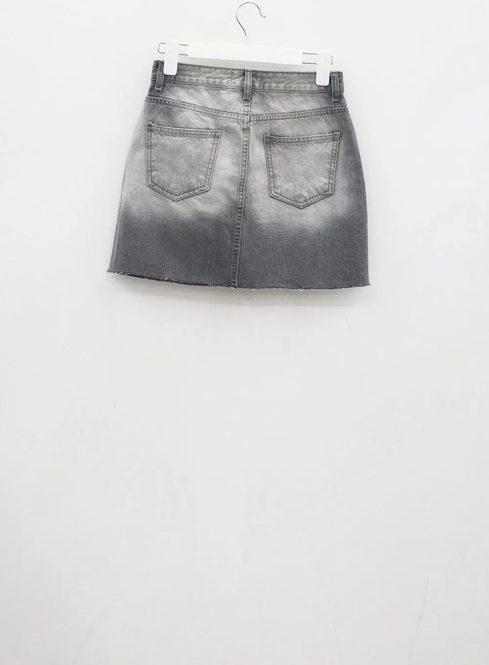 Light Wash Denim Mini Skirt CJ318