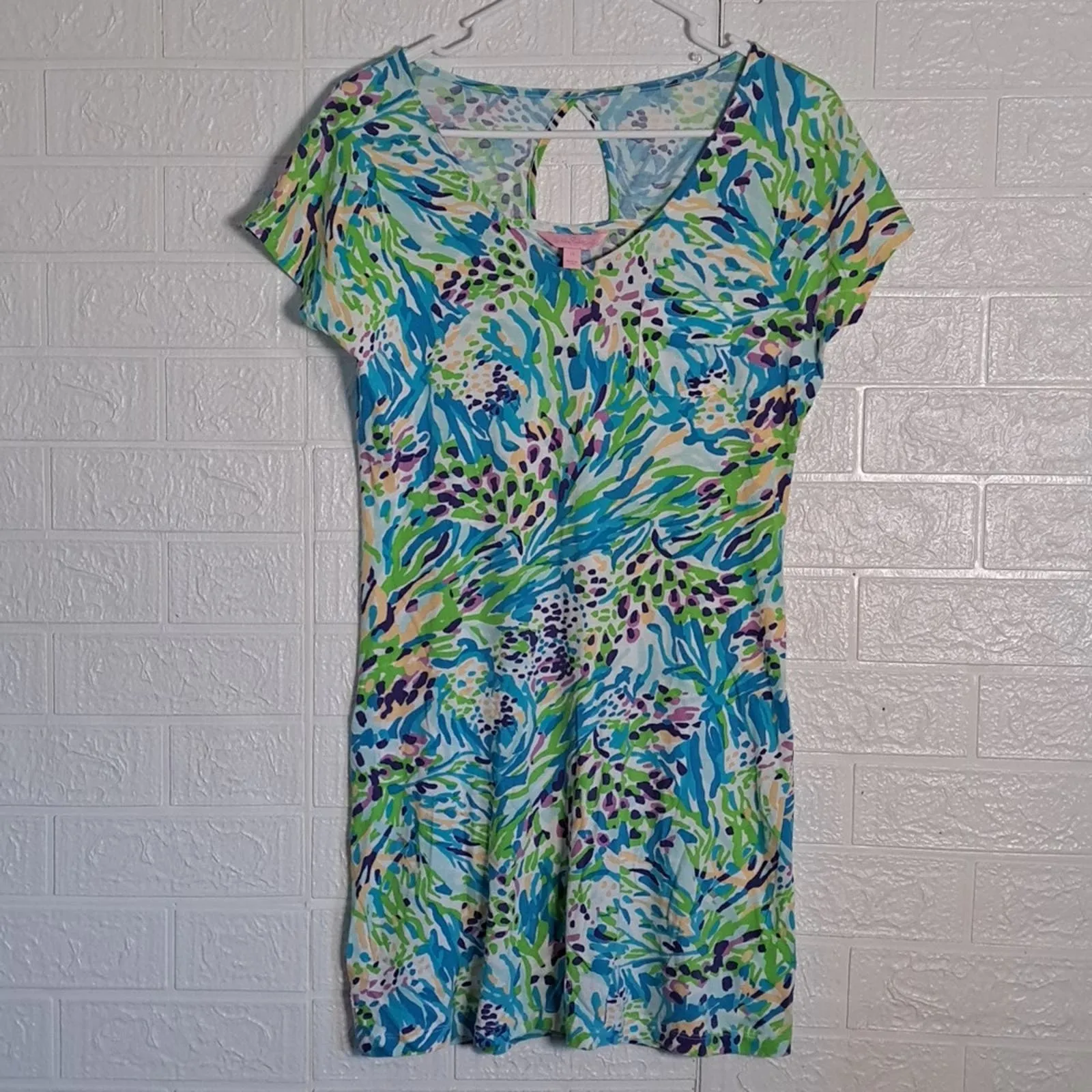 Lilly Pulitzer Daniella Dress in Resort White Sea Soiree XS