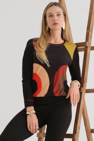 MOVING TARGET PILOT LS TOP WITH BAND HEM