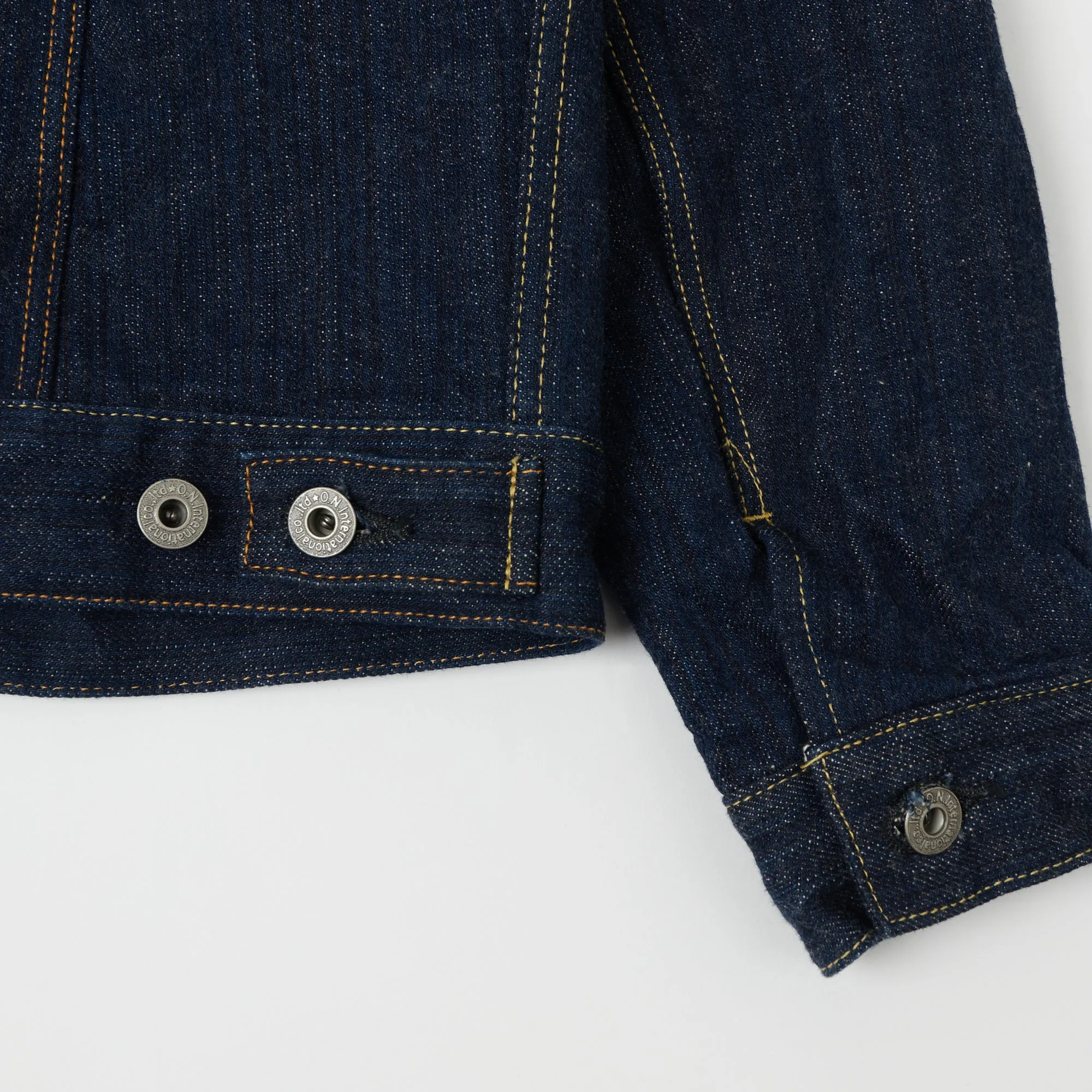ONI 02525P-SHM 'Kiwami' Semi Hand Made 16oz Type III Denim Jacket - Rinsed