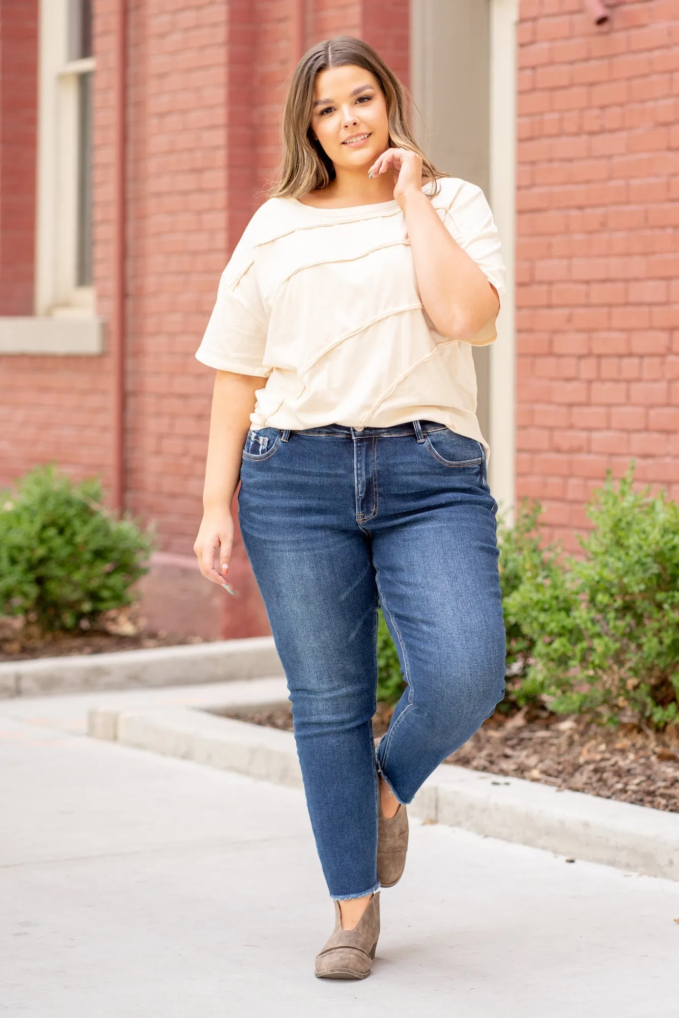 Plus Size Emerson Haylie Mid Rise Skinny