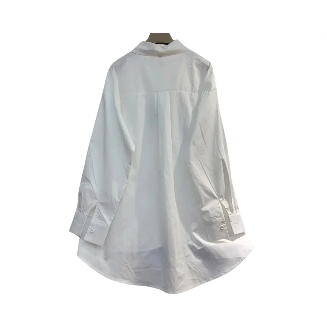 Pre Order:  Three Dimensional Flower Loose Long Sleeved Shirt