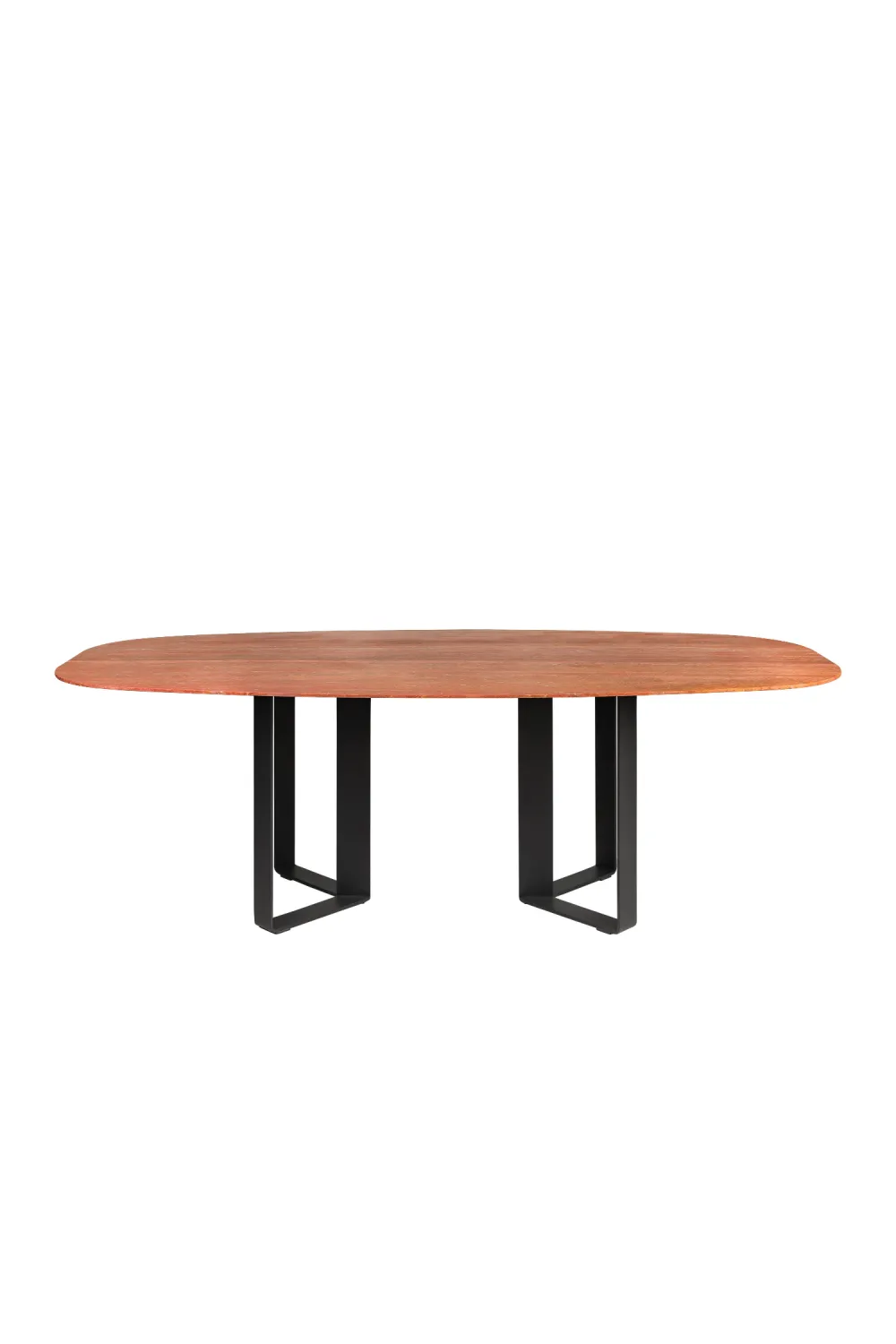 Red Travertine Dining Table | Versmissen Nibbles