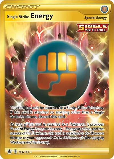 SINGLE STRIKE ENERGY 183/163