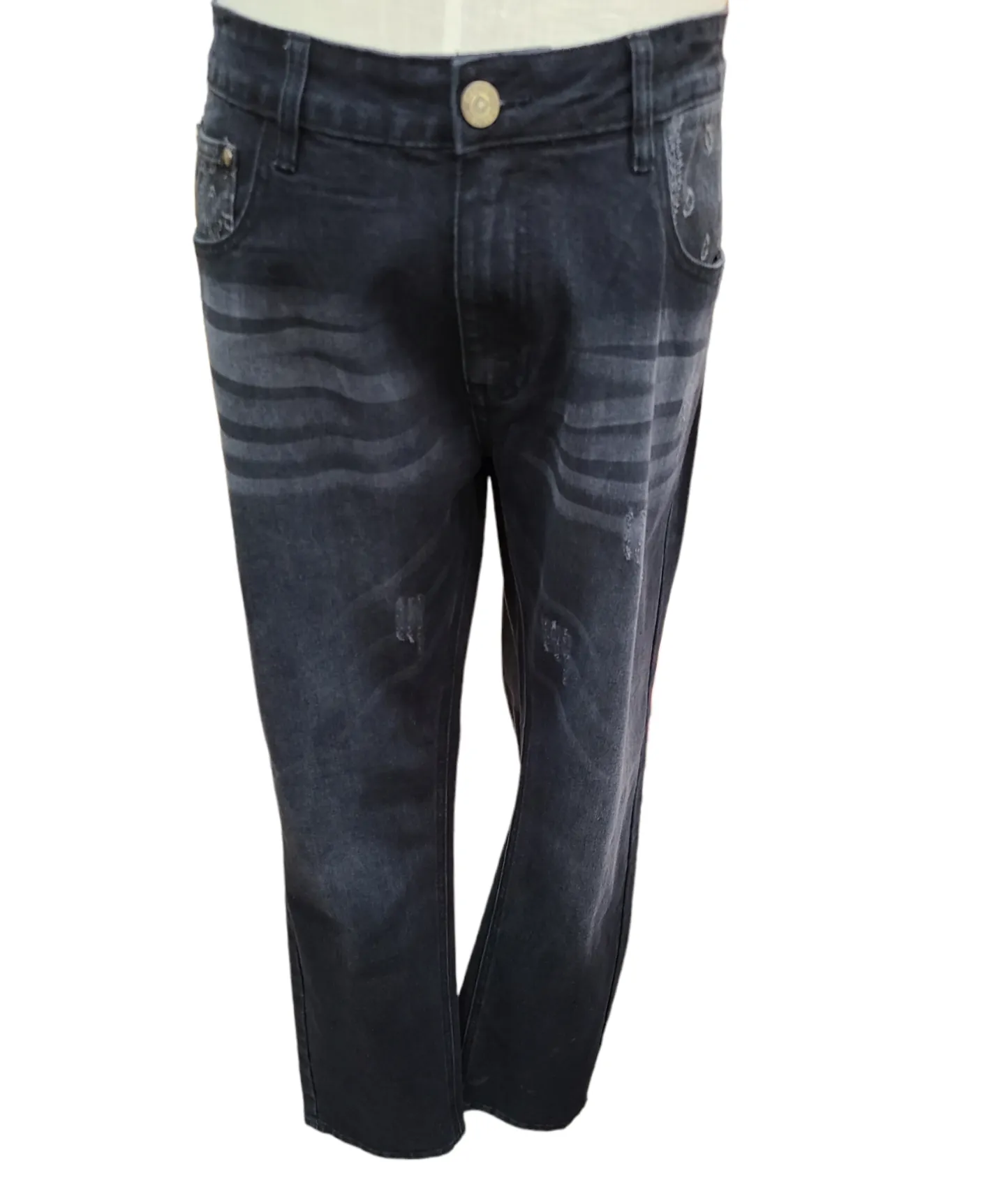 Stacy Adams denim set