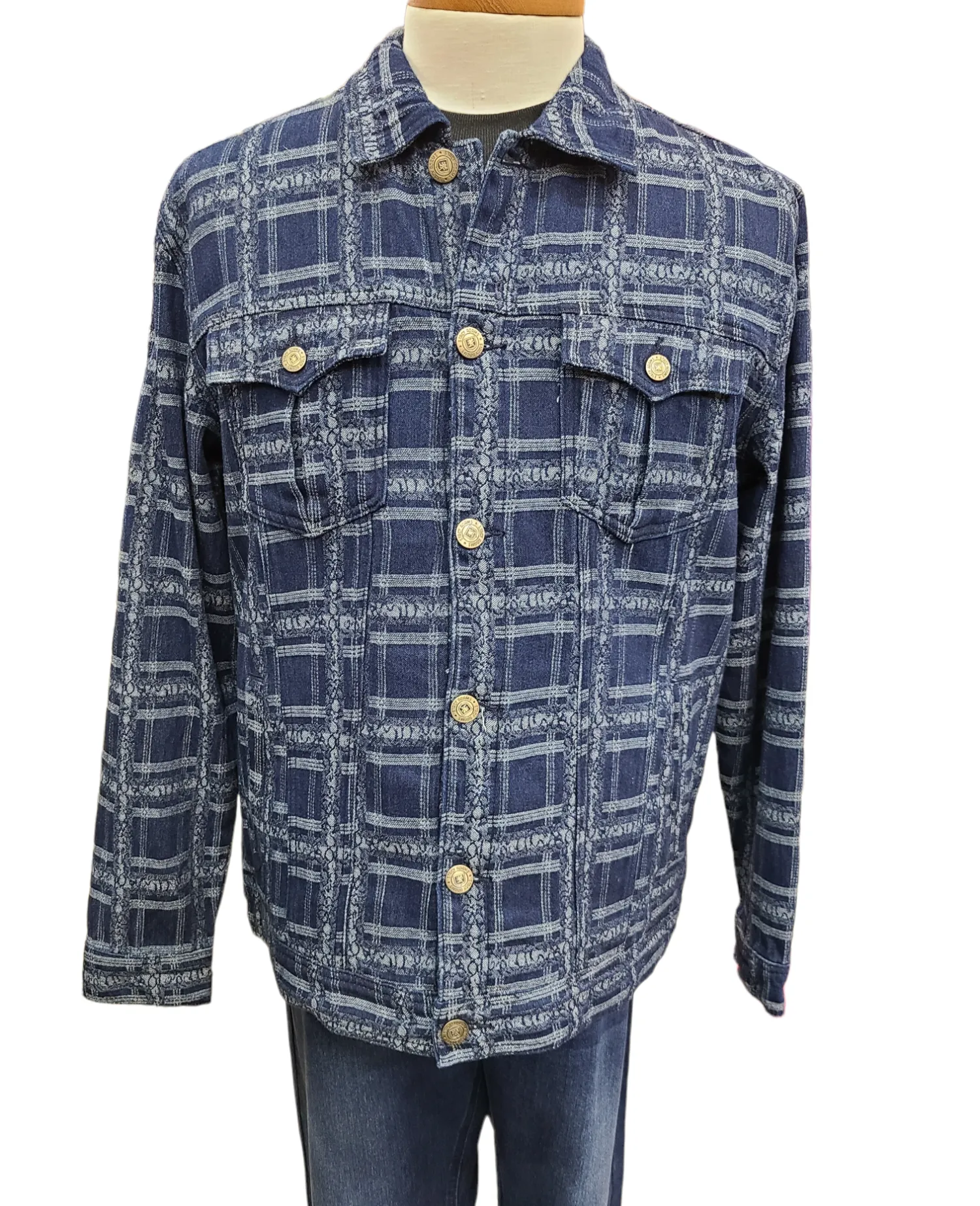 Stacy Adams denim set