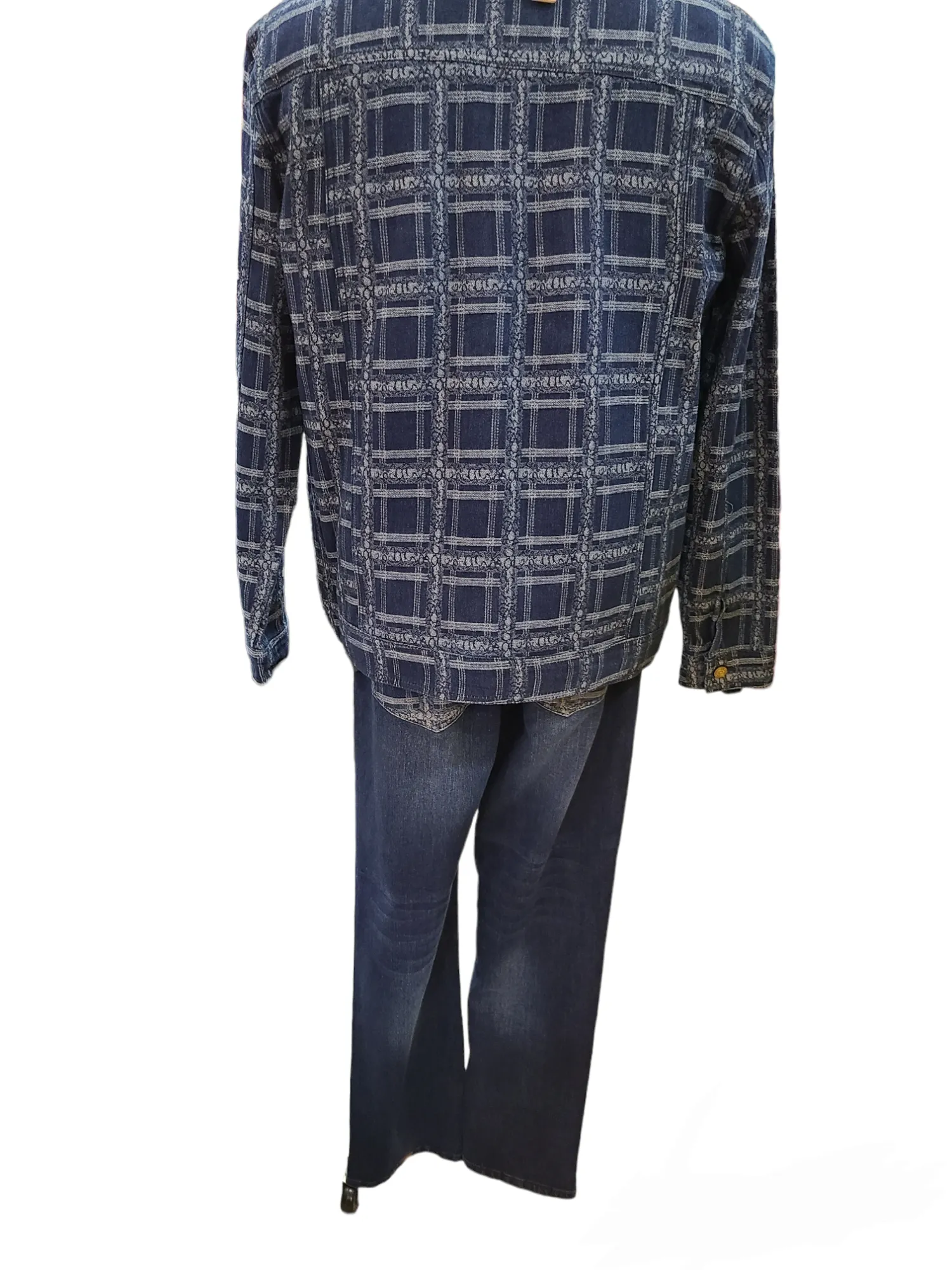 Stacy Adams denim set