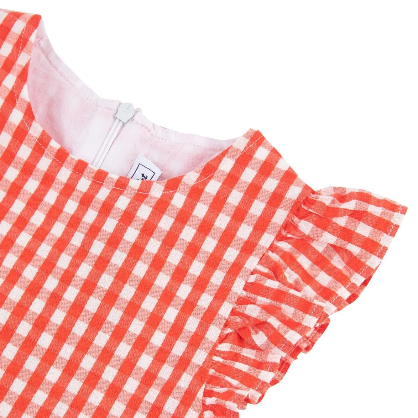 Summer Checks Smocked Dress