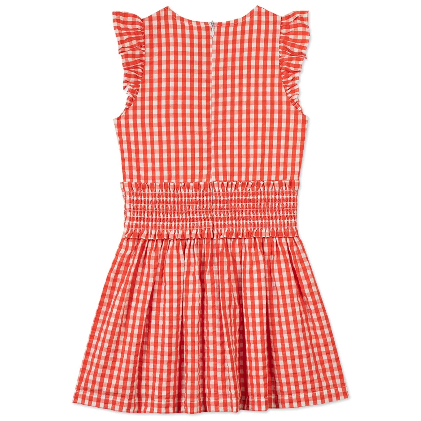 Summer Checks Smocked Dress