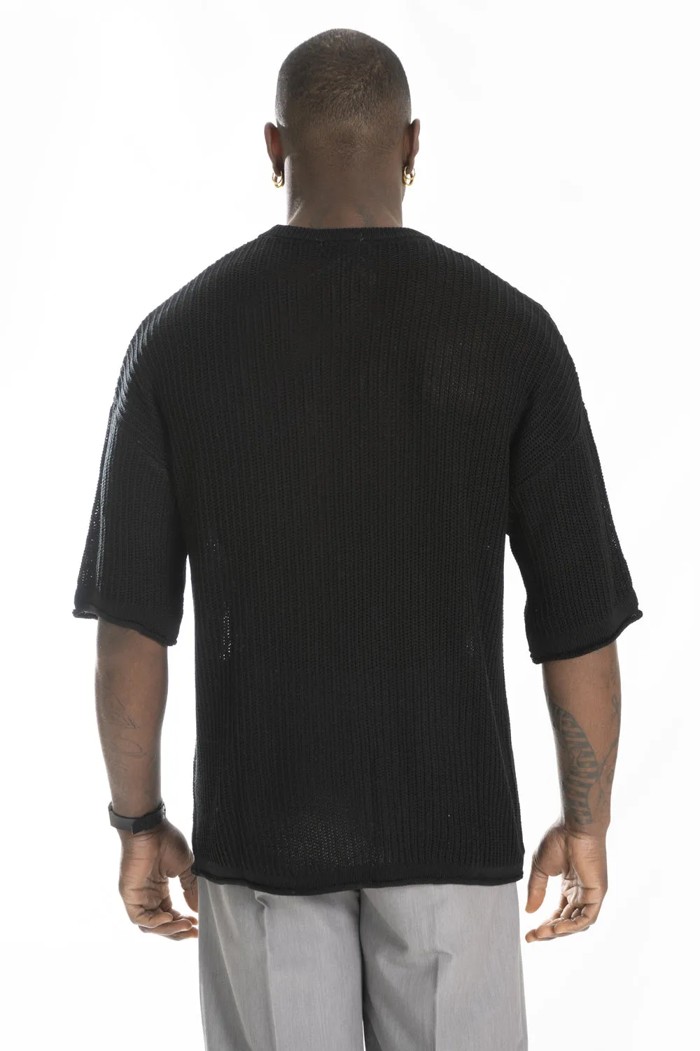 T-shirt Uomo in Maglia Tinta Unita art. Ts204