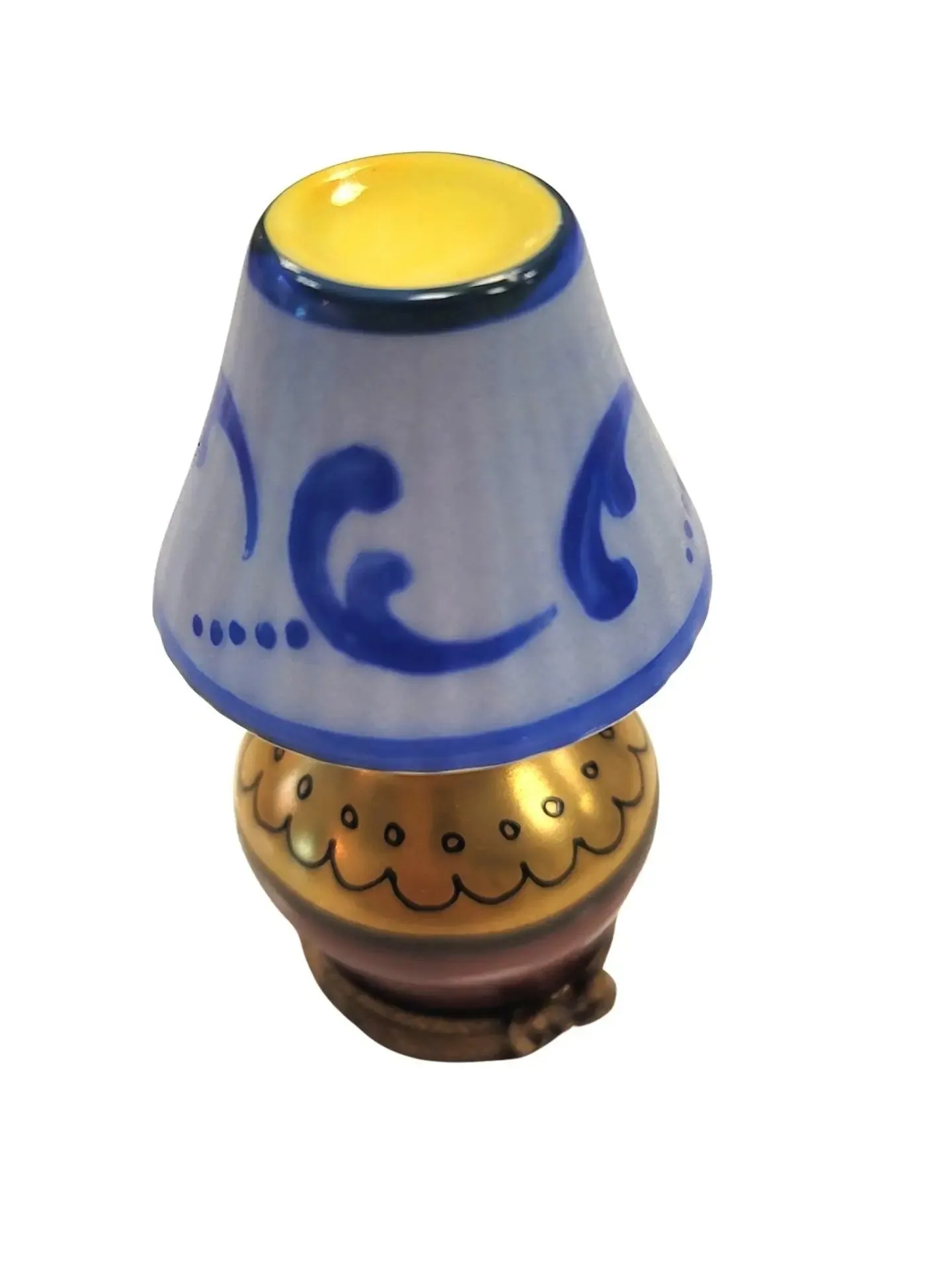 Table Lamp Blue Shade