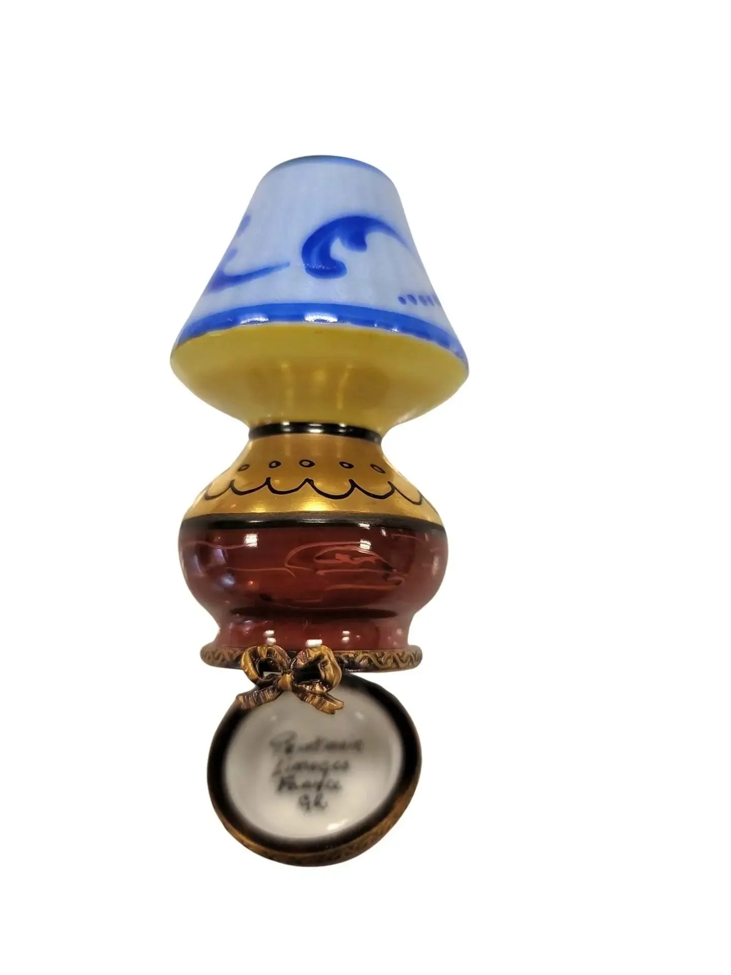 Table Lamp Blue Shade