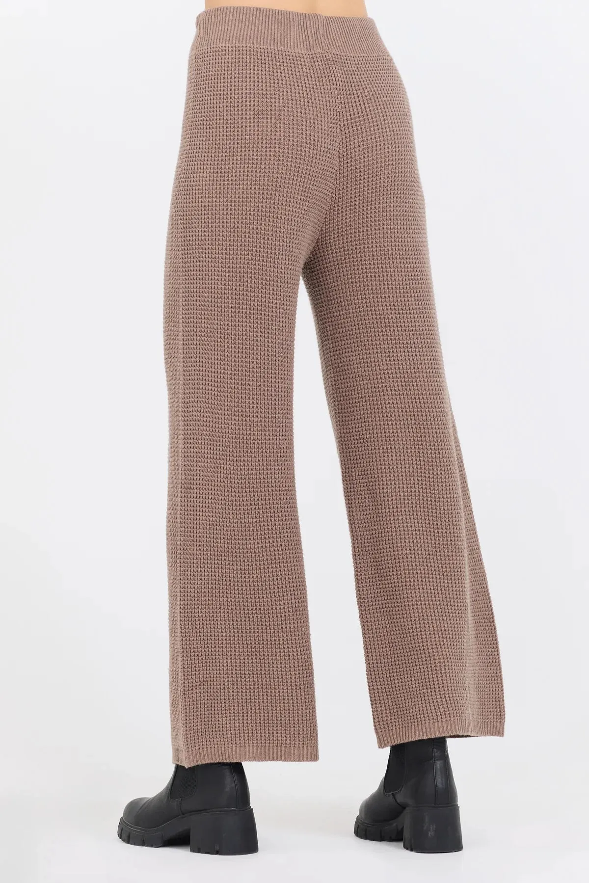 Vintage Havana Waffle Knit Flare Pant