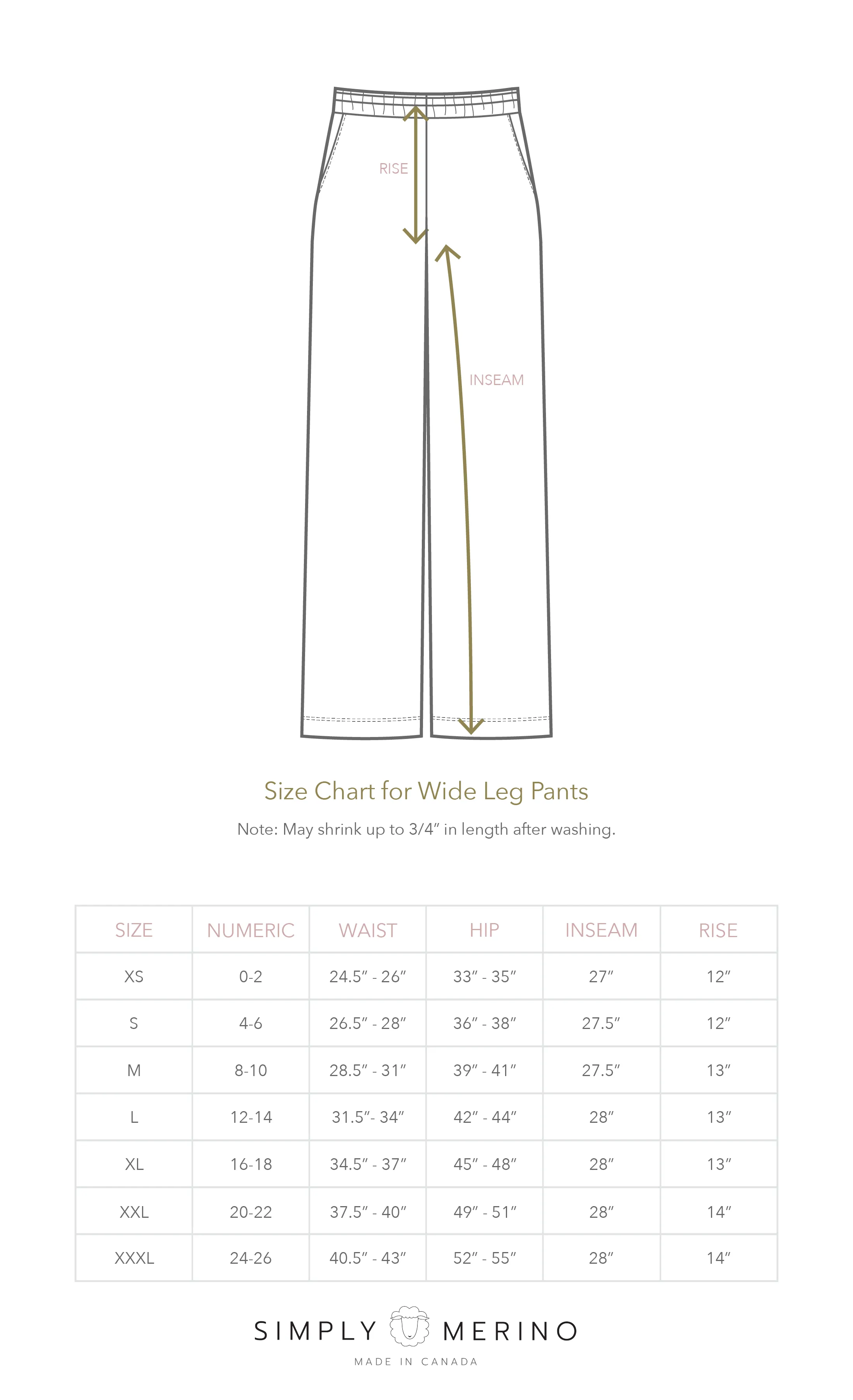 Wide Leg Lounge Pant